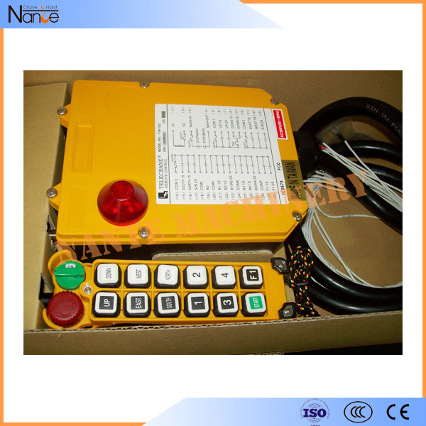 Кнопки шага желтого цвета 11 дистанционное управление подъема Programmable двойной беспроволочное 0