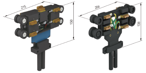 Рельсовая система контактного рельса настоящее 50А поляков ХФП95 5-10 к 100А длине 4М напряжения тока 660В стандартной 1