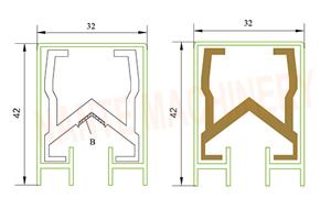 Алюминий проводника рельсовой системы контактного рельса НСП-Х32 Униполе изолированные & рельс материала меди 0