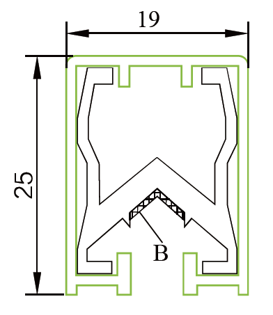 Униполе изолировало рельсовую систему контактного рельса проводника с соединением расширения для путешествовать крана 0