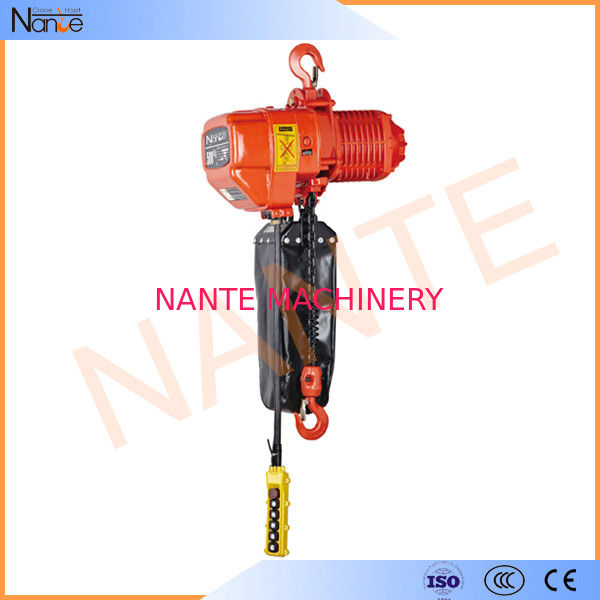 Low Headroom Electric Chain Hoist Long Chain Lifting With Double Speed